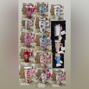 GIRLS Stanley 20 oz  Disney Character Tumblers with handles